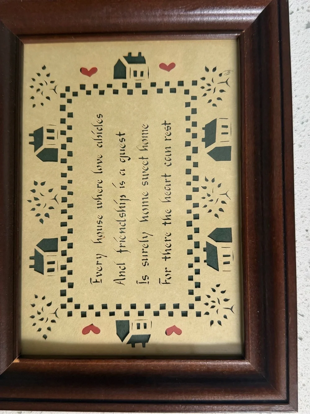 Vintage classic framed